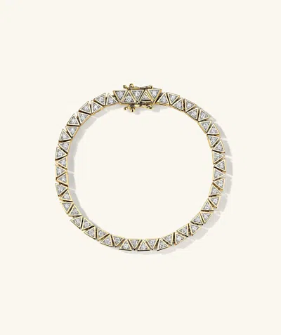 Mejuri Patra Diamond Tennis Bracelet In White