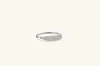 Mejuri Pavé Diamond Slim Signet In White