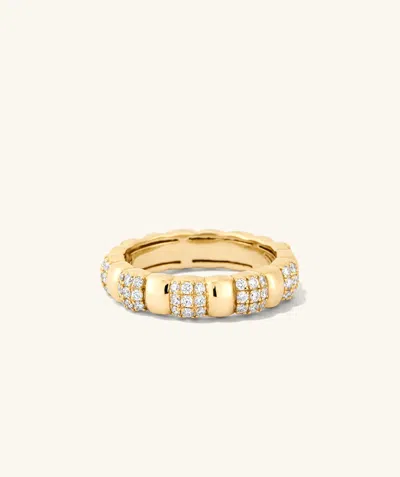 Mejuri Pavé Diamond Soft Charlotte Ring