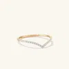 Mejuri Pave Diamond Wishbone Ring In White