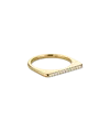 Mejuri Pavé Puzzle Stacking Ring In White