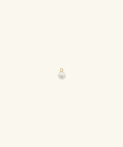 Mejuri Pearl Welding Charm In White