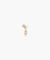 Mejuri Piercing Studio - Lab Grown Diamond Drop Stud In White