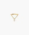 Mejuri Piercing Studio - Lab Grown Diamond Helix Stud In White