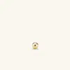 Mejuri Pos - Straight Mini Sphere Flat Back Stud In Yellow
