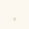 Mejuri Pos - Straight Solo Diamond Flat Back Stud In White
