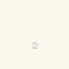 Mejuri Pos - Straight Solo Diamond Flat Back Stud In White