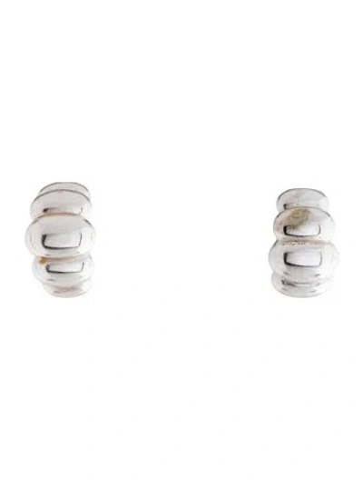 Pre-owned Mejuri Puffy Charlotte Hoop Earrings In Multi