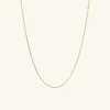 Mejuri Rope Chain Necklace In Vermeil