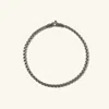 Mejuri Round Box Chain Bracelet In Grey