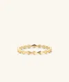 Mejuri Sculpture Ring In Yellow