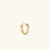 Mejuri Single Bold Huggie Hoop In Yellow