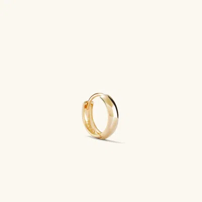 Mejuri Single Bold Huggie Hoop In Yellow