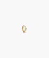 Mejuri Single Colored Mini Hoop In Gold