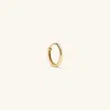Mejuri Single Easy Huggie Hoop In Yellow