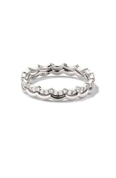 Mejuri Slim Charlotte Stacker Set In Sterling Silver