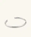 Mejuri Slim Cuff In White