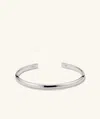 Mejuri Slim Cuff In White