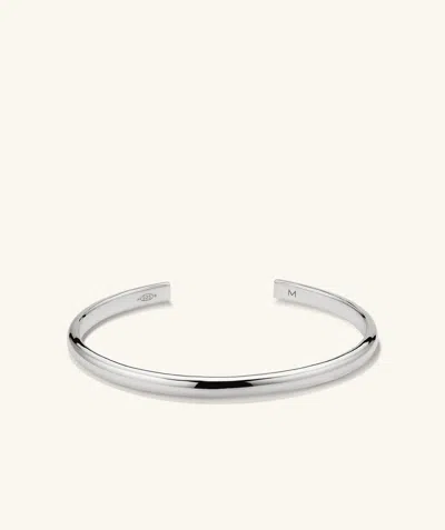 Mejuri Slim Cuff In White