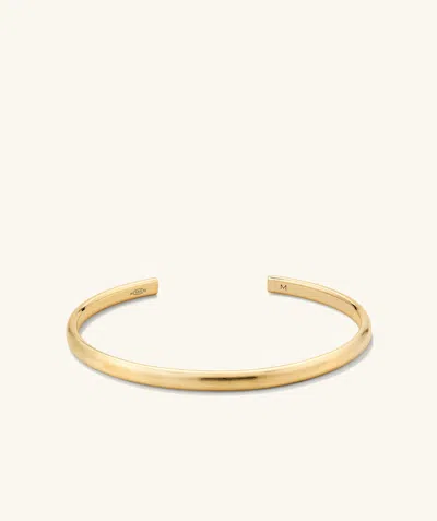Mejuri Slim Cuff In Yellow