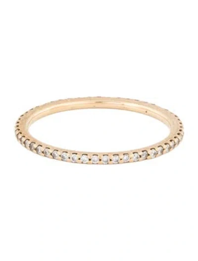 Pre-owned Mejuri Slim Diamond Eternity Band In Multi