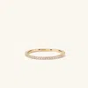 Mejuri Slim Diamond Eternity Band In White