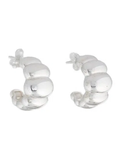 Pre-owned Mejuri Small Hoop Earrings In Multicolor