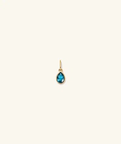 Mejuri Small Pear Pendant In Gold