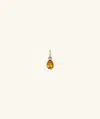 Mejuri Small Pear Pendant In Yellow