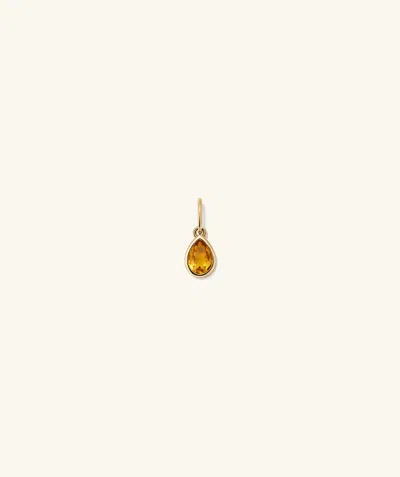 Mejuri Small Pear Pendant In Gold