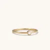 Mejuri Solo Diamond Ring In White