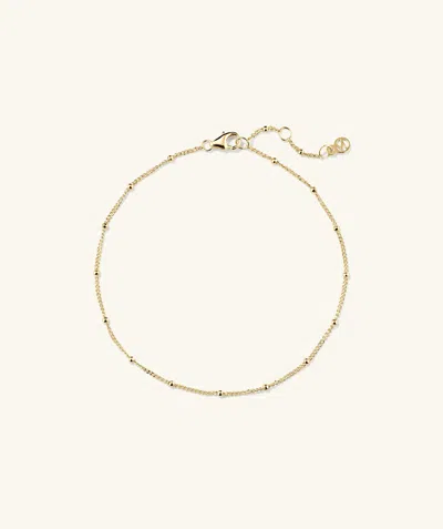 Mejuri Spheres Chain Bracelet In Gold