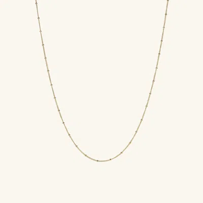 Mejuri Spheres Chain Necklace In Gold