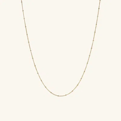 Mejuri Spheres Chain Necklace In Yellow
