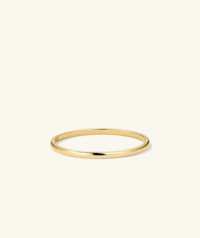 Mejuri Stacker Ring In Yellow