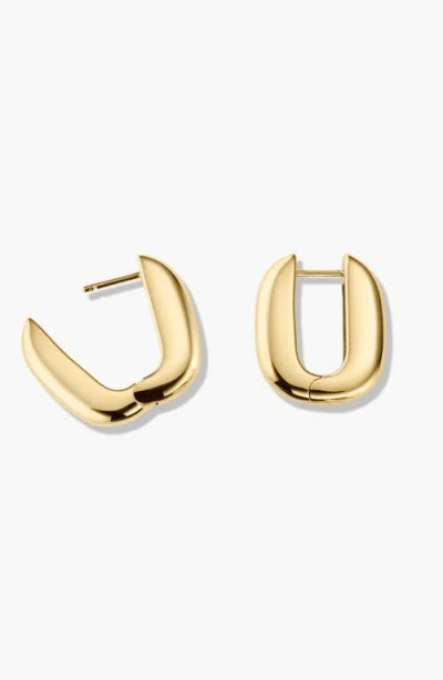 Mejuri Stevie Hoops In Yellow