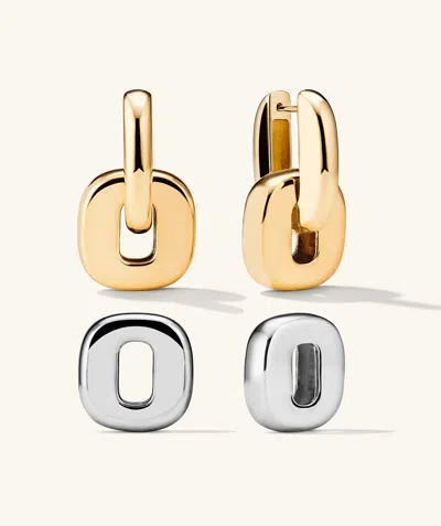 Mejuri Stevie Hoops And Links Mixed Metals Bundle (old)