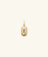 Mejuri Texture Tag In Purple