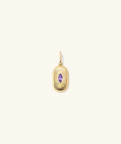 Mejuri Texture Tag In Purple