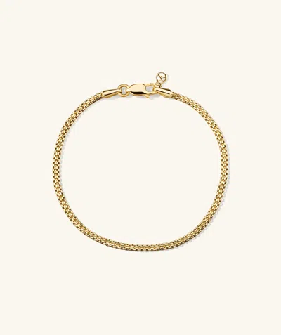 Mejuri Timepiece Chain Bracelet In Yellow