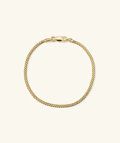 Mejuri Timepiece Chain Bracelet In Yellow