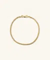 Mejuri Timepiece Chain Bracelet In Yellow