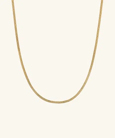 Mejuri Timepiece Chain Necklace In Yellow
