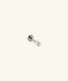 Mejuri Tiny Diamond Stud In White