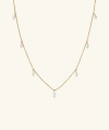 MEJURI TINY PEARL STATION NECKLACE