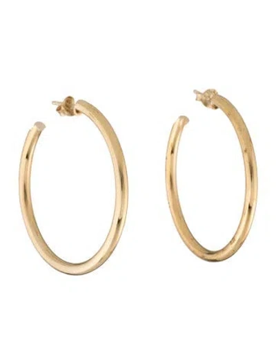 Pre-owned Mejuri Tube Hoop Earrings In Multicolor