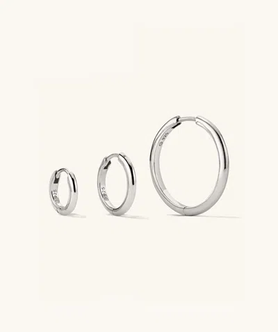 Mejuri Tube Hoops Bundle