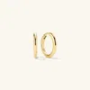 Mejuri Tube Medium Hoops In Vermeil