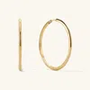 Mejuri Tube Oversized Hoops In Vermeil