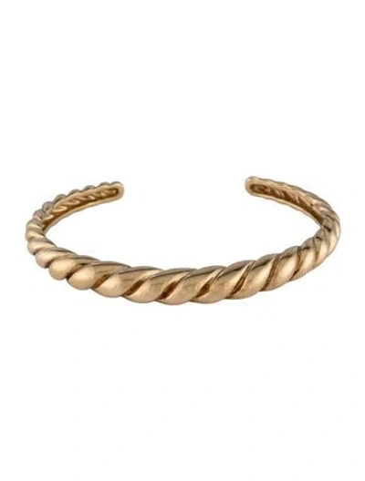 Pre-owned Mejuri Twist Cuff, 6.25" In Multicolor